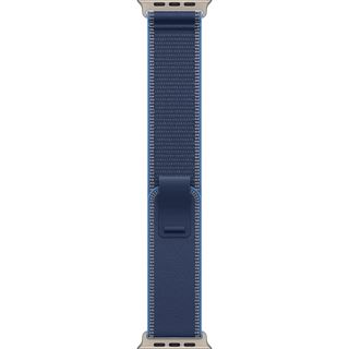 Apple 49MM BLUE/BRIGHT BLUE TRAIL LOOP S/M NATURAL TITANIUM FINISH