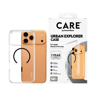PANZERGLASS CARE BY FLAGSHIP CASE TRANSPARENT EXPLORER W. BLACK