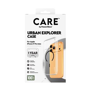 PANZERGLASS CARE BY FLAGSHIP CASE TRANSPARENT EXPLORER W. BLACK