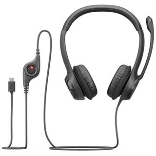 Logitech H390 USB-C Computer Headset - MIDNIGHT BLACK