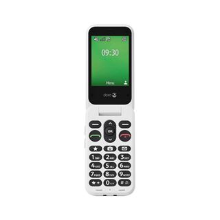 doro Leva E30 - schwarz-weiß 4G Klapp-Mobiltelefon mit