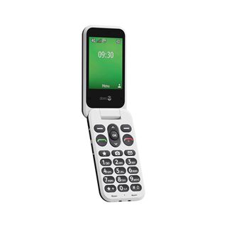 doro Leva E30 - schwarz-weiß 4G Klapp-Mobiltelefon mit