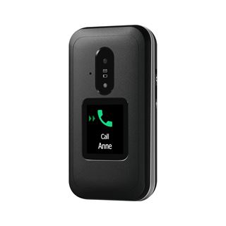 doro Leva E30 - schwarz-weiß 4G Klapp-Mobiltelefon mit