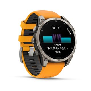 Garmin Wearable 010-02904-11 / fenix 8 Sapphire Grau/Orange