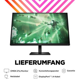 27" (68,58cm) HP OMEN 27q schwarz 2560x1440 1xDisplayPort 1.4 /
