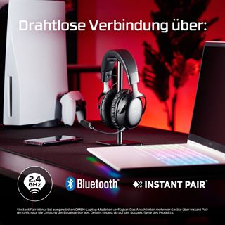 HyperX Headset A59Z0AA / Cloud III S Wireless Rot auf Schwarz
