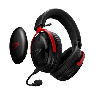 HyperX Headset A59Z0AA / Cloud III S Wireless Rot auf Schwarz