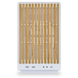 Lian Li Dan Cases A3-mATX Wood Edition Mini Tower ohne Netzteil weiss