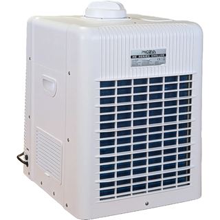 Phobya HE-300 Durchlaufkühler mit Pumpe und Filter  Weiß