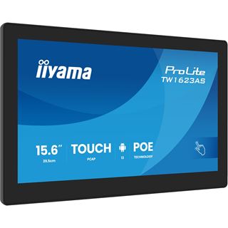 15.6" (39,62cm) iiyama TW1623AS-B3P 16:9 M-Touch M-HDMI Andr.