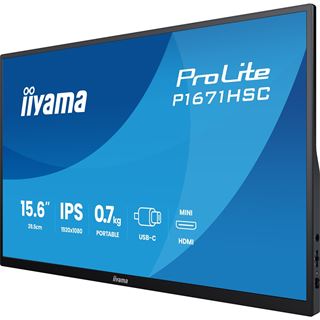 15,6" (39,62cm) iiyama ProLite P1671HSC-B1 schwarz 1920x1080