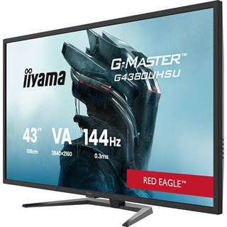 42.5" (107,95cm) iiyama G-MASTER G4380UHSU-B2 Red Eagle schwarz
