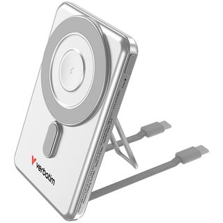 Verbatim Charge ?n? Go 2 USB-C cables 5000 Power Bank Silver