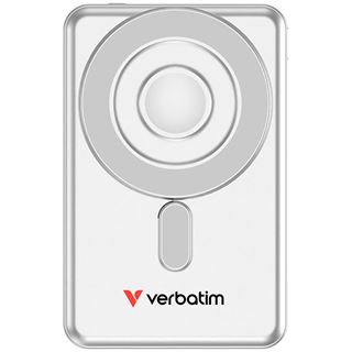 Verbatim Charge ?n? Go 2 USB-C cables 5000 Power Bank Silver