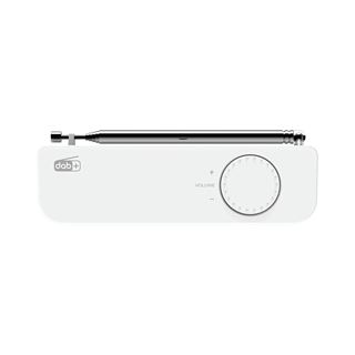 Kenwood CR-M33DAB-W Tragbares DAB+ Radio, Bluetooth, integrierter