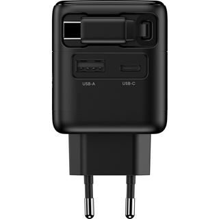 InLine USB Netzteil, 70W, GaN, USB-C PD + USB-A QC, Kabel 60cm,