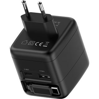 InLine USB Netzteil, 70W, GaN, USB-C PD + USB-A QC, Kabel 60cm,