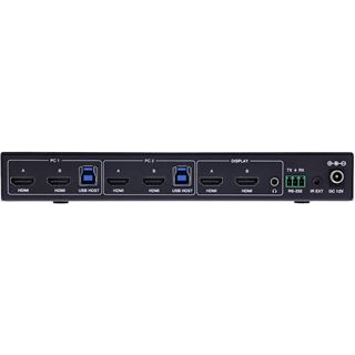 InLine KVM Switch, 2-fach, HDMI, 4K60Hz, Dual Monitor