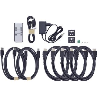 InLine KVM Switch, 2-fach, HDMI, 4K60Hz, Dual Monitor