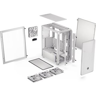 Endorfy Arx 500 white ARGB Midi Tower ohne Netzteil weiss