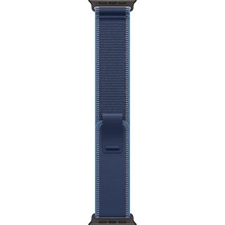 Apple 49MM BLUE/BRIGHT BLUE TRAIL LOOP S/M - BLACK TITANIUM FINISH