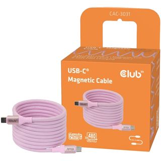 (&euro;7,95*/1m) 2.00m Club 3D USB2.0 Anschlusskabel PD USB C Stecker