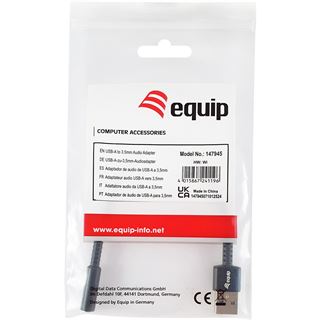 0.15m Equip Adapter USB-A-> 4-Pin 3.5mm St/Bu DAC beige