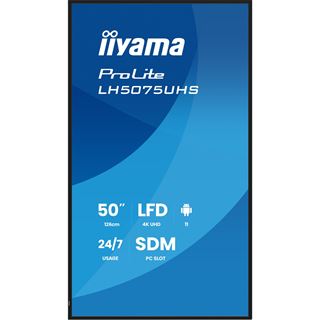 49.5" (125,7cm) iiyama ProLite LH5075UHS-B2AG schwarz 3840x2160