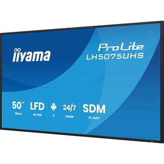 49.5" (125,7cm) iiyama ProLite LH5075UHS-B2AG schwarz 3840x2160