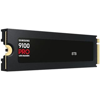 8TB Samsung 9100 PRO mit K&uuml;hlk&ouml;rper M.2 SSD PCI-E NVMe Gen5