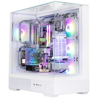 Zalman P40 Prism Plus Midi Tower ohne Netzteil weiss