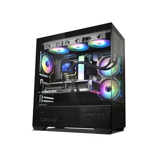 Zalman Chronix Midi Tower ohne Netzteil schwarz