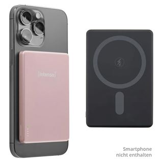 Intenso Magnetic Wireless Power Bank MW5000 ros&eacute;