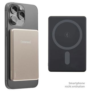 Intenso Magnetic Wireless Power Bank MW5000 champagner