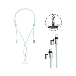 Intenso Handykette als Lade- + Datenkabel USB-C bis 1,65m gr&uuml;n