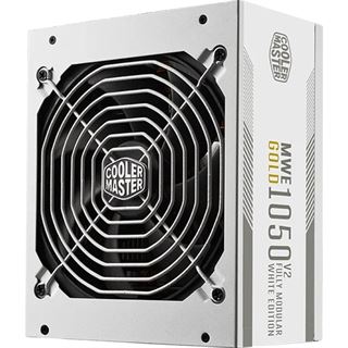 1050 Watt Cooler Master MWE Gold 1050 V2 White Edition Modular 80+
