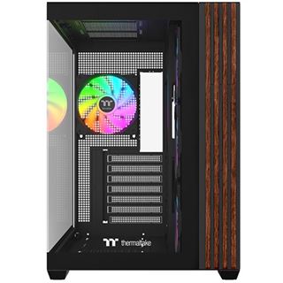 Thermaltake View 380 WS ARGB Midi Tower ohne Netzteil schwarz/braun