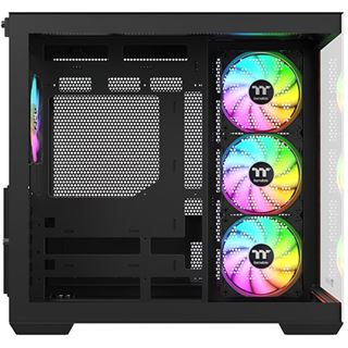 Thermaltake View 380 WS ARGB Midi Tower ohne Netzteil schwarz/braun