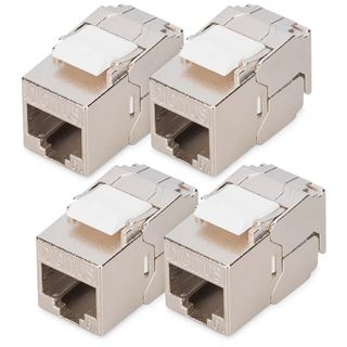 Digitus Keystone Cat6A geschirmt 4 Stk. werkzeugfr