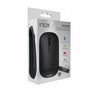 INCA Maus IWM-242S Ergonomisch, wireless, BT1 5.4+BT2 5.4