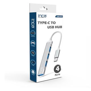 INCA Adapter IUSB-04TX Typ C USB Eingang, 2.0/3.0 Ausgang