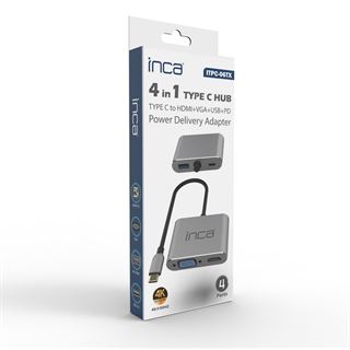 INCA Adapter ITPC-06TX USB-C 4-in-1