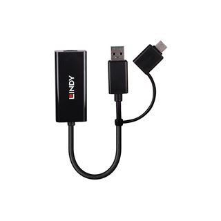 Lindy USB 3.2 Gen 1 Gigabit Ethernet Converter