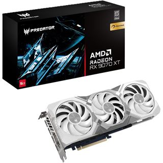 16GB Acer Radeon RX 9070 XT Predator BiFrost OC 16GB White Edition