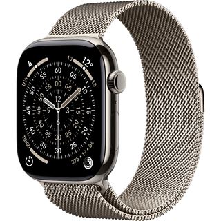 Apple Watch S11 2025 Titan Natur Cellular 46mm (Milanaise Armband