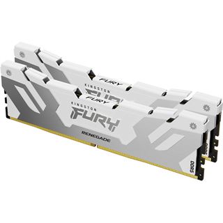 32GB (2x 16GB) Kingston FURY Renegade wei&szlig;/silber DDR5-7200MT/S