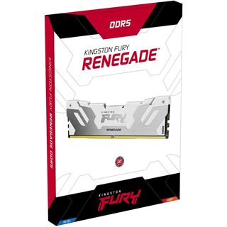 32GB (2x 16GB) Kingston FURY Renegade wei&szlig;/silber DDR5-7200MT/S