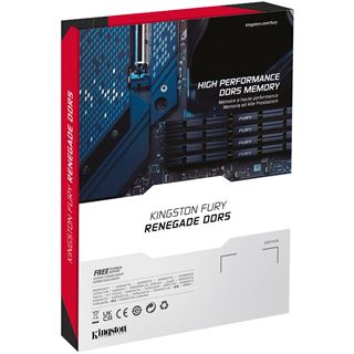 32GB (2x 16GB) Kingston FURY Renegade schwarz/silber DDR5-7600MT/S