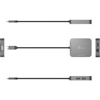 J5CREATE 4K60 ELITE USB-C TRAVEL ADAPTER