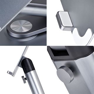 STARTECH TELESCOPIC LAPTOP STAND/RISER COMPUTER STAND W/360 SWIVEL